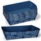 Big Dot of Happiness 50th Birthday Paper Food Trays, Disposable Food Boats, Navy Blue Look Who's 50 Party Supplies, Double-Sided Meal Holders - 12 Ct
